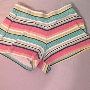Colorful chevron shorts